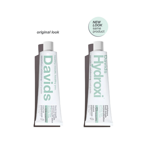 David's Sensitive + Whitening Hydroxi Premium Toothpaste - Peppermint