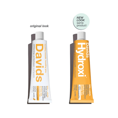 David's Hydroxi Premium Toothpaste - Orange Vanilla
