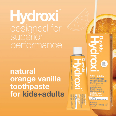 David's Hydroxi Premium Toothpaste - Orange Vanilla