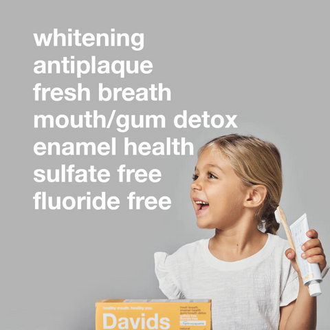 David's Hydroxi Premium Toothpaste - Orange Vanilla